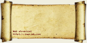 Jagoda Debeljak vizit kartica